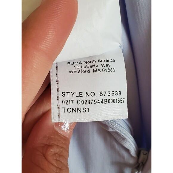 Puma Womens Top Blue M Xtreme Tight Frilled Active Tank  New - Picture 10 of 12